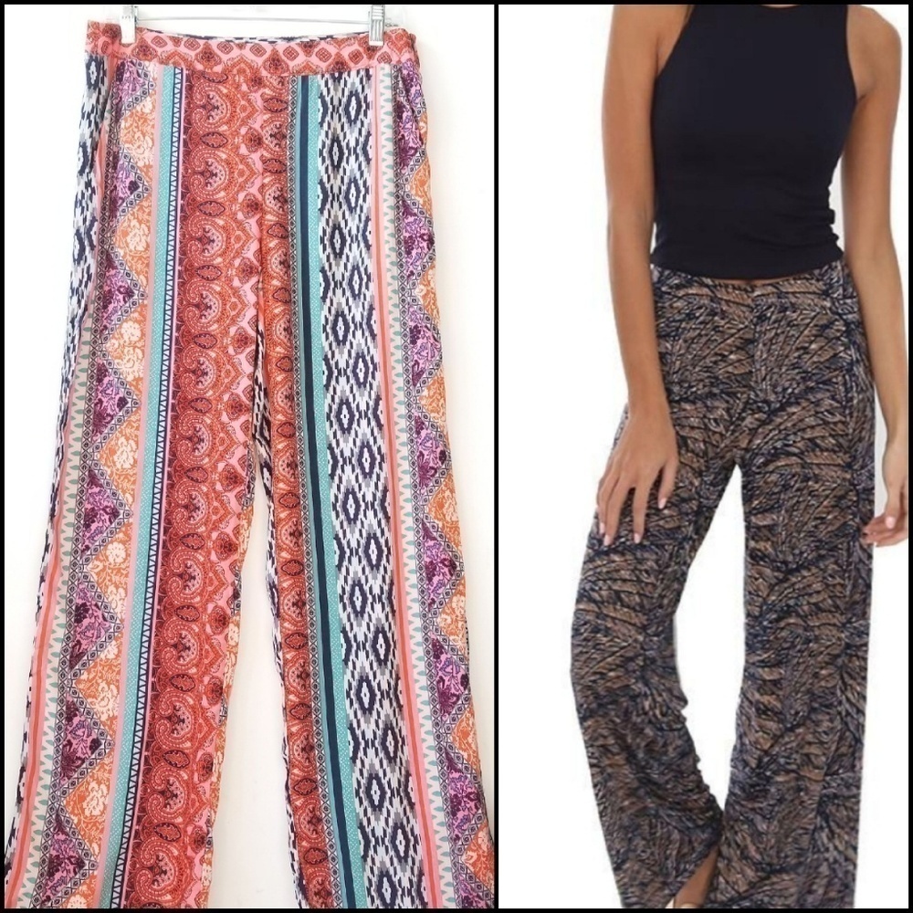 NEW! NEW LOOK Tribal Bohemian Pants M.